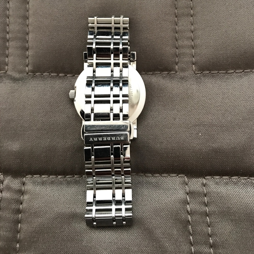 Burberry Check Stamped Stainless Steel Watch - Picture 2 of 6